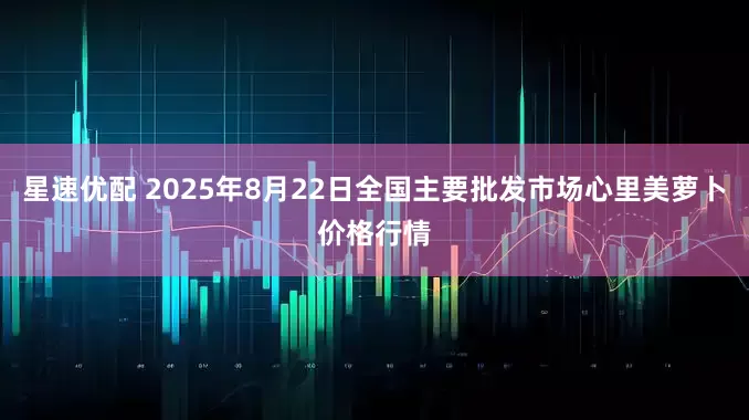 星速优配 2025年8月22日全国主要批发市场心里美萝卜价格行情